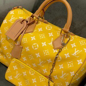 LOUIS VUITTON - LV Monogram P9 Speedy Bandoulière 40 2024, Yellow